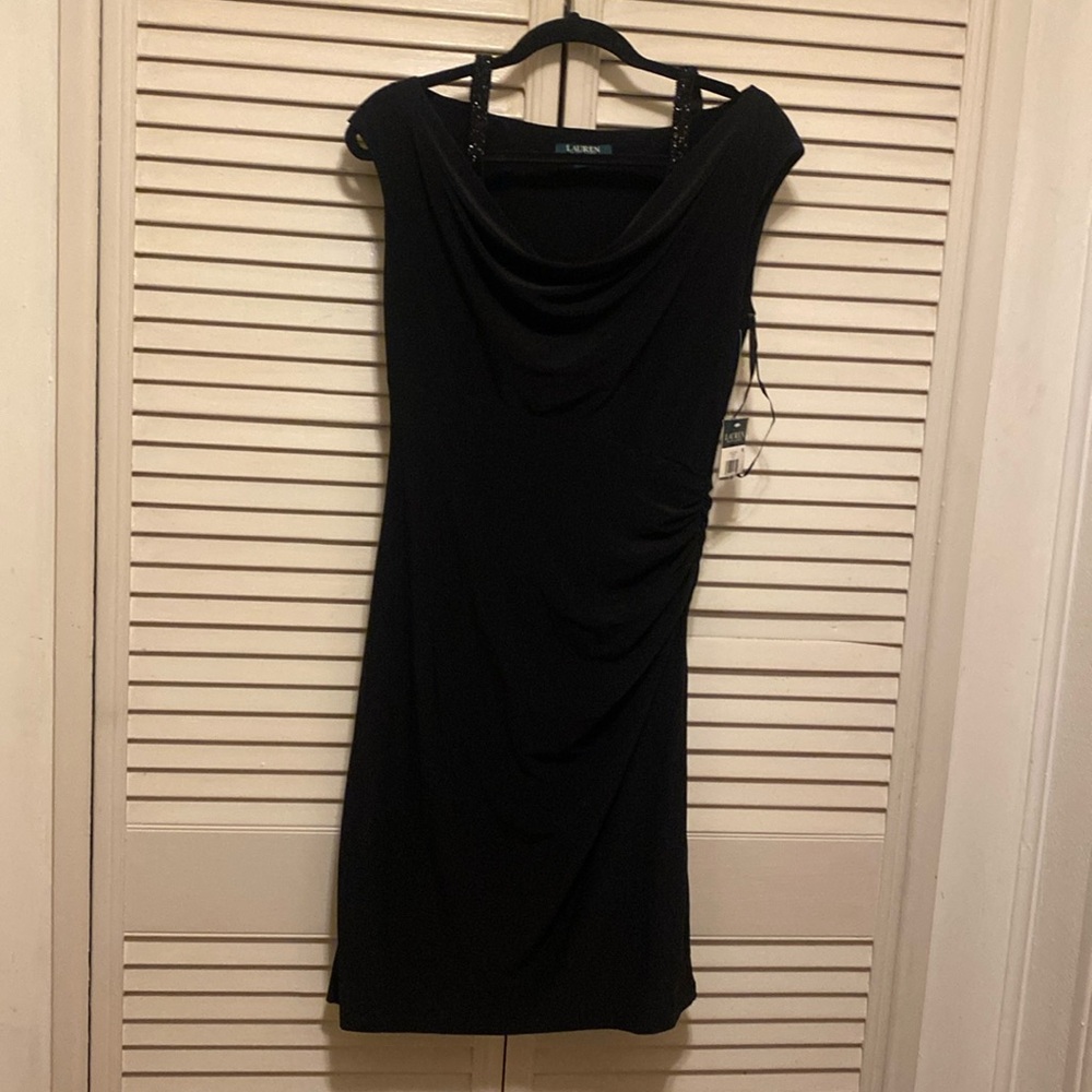 Black cocktail dress